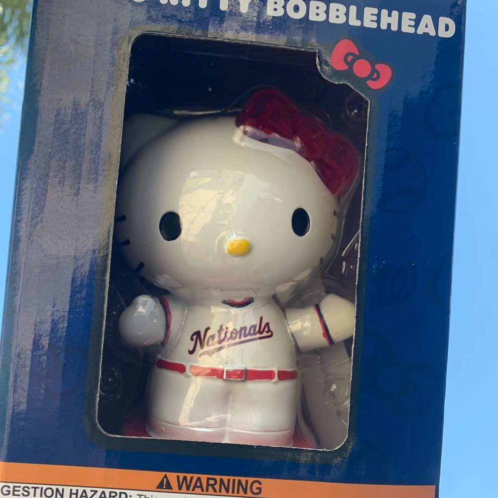 Hello Kitty Nationals Bobblehead - Red and White